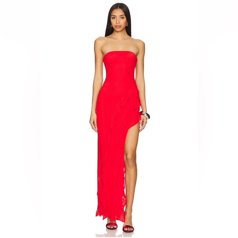 Siobhan dress in Risky Red